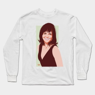 Sally Field - An illustration by Paul Cemmick Long Sleeve T-Shirt